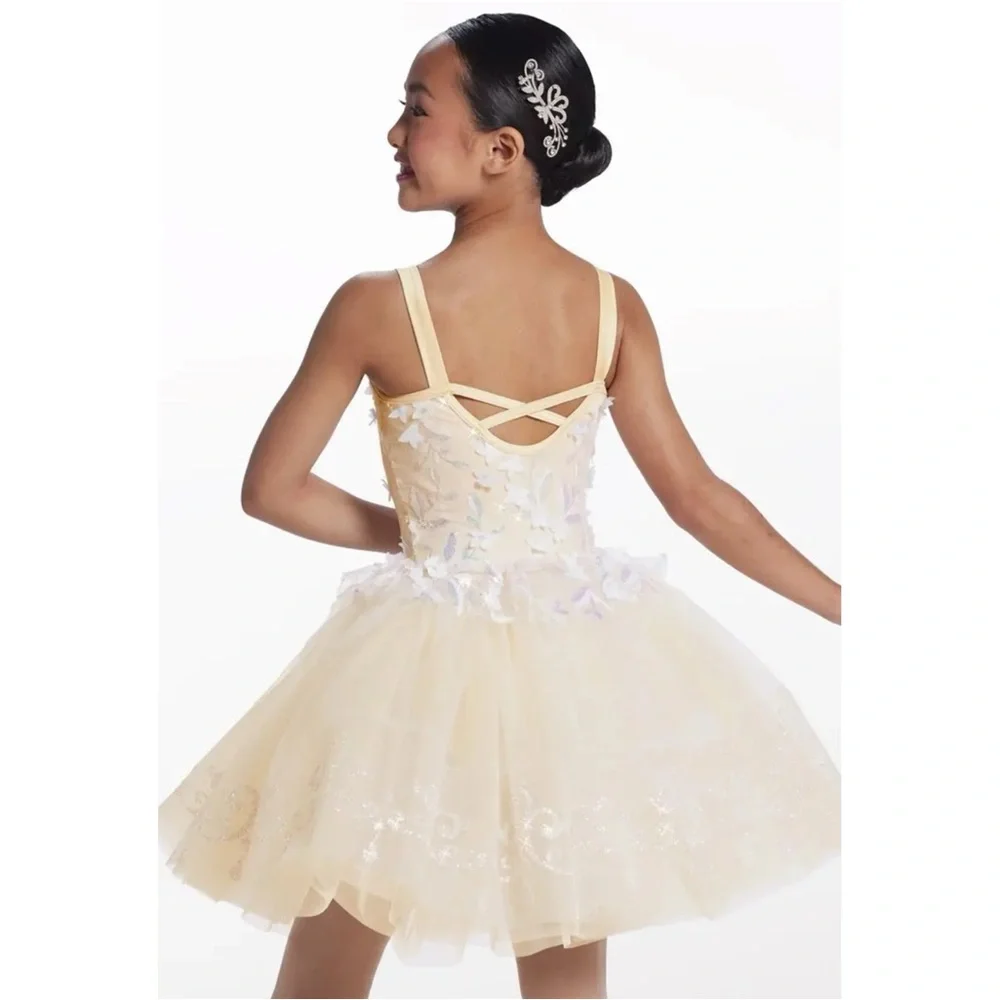 Weissman Showtime Light of a Clear Blue Morning Ballet Tutu Costume MC Cream